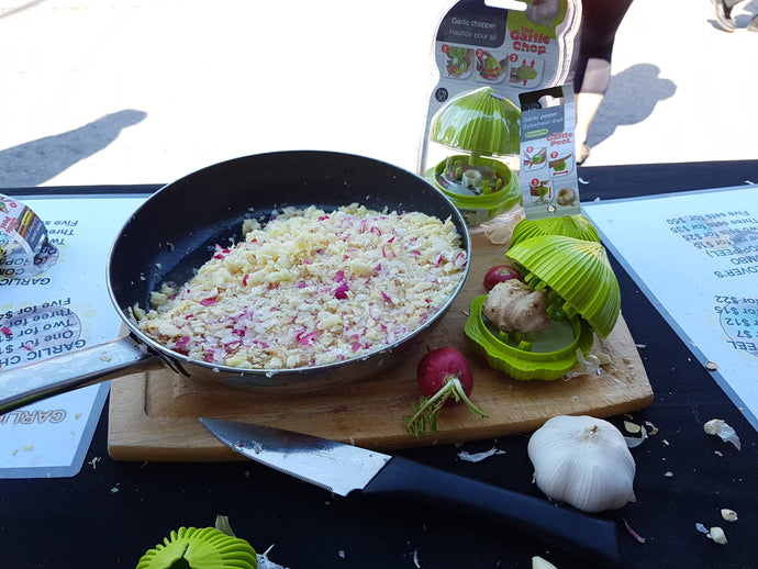 Tales From the Tradeshow - What Happens When You Mince 5lbs of Garlic a Day?
