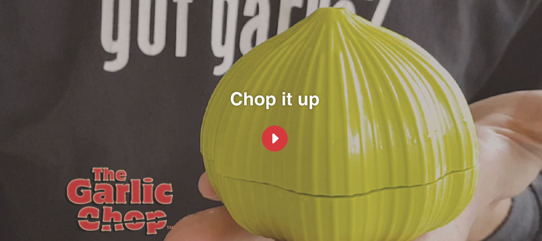 How to Chop Garlic with the Garlic Chop