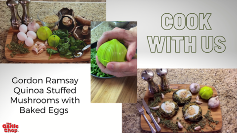 Quinoa Stuffed Mushrooms With Baked Eggs Recipe