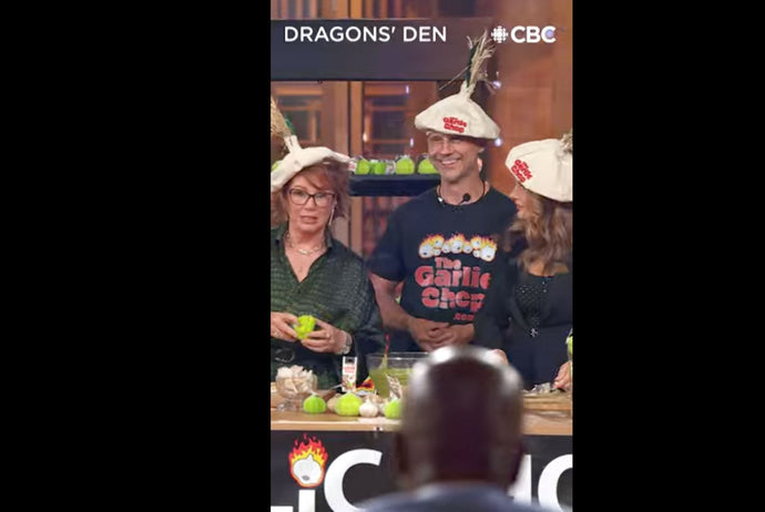Watch a Sneek Peek of the Garlic Chop Pitch on Dragons’ Den!